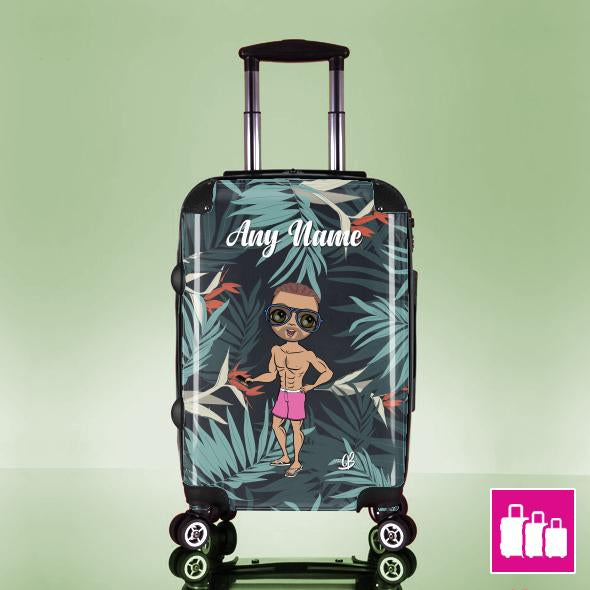 MrCB Tropical Print Suitcase - Image 0