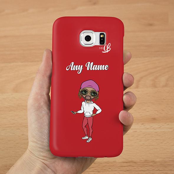 MrCB Red Personalized Phone Case - Image 1