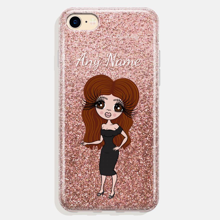 ClaireaBella Personalized Glitter Effect Phone Case - Image 0