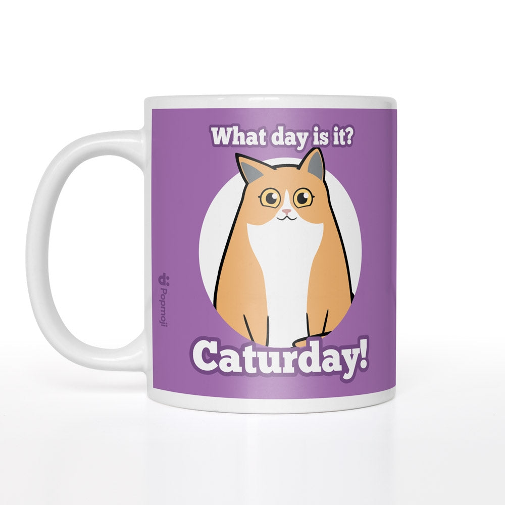 Personalized Cat It's Caturday Mug - Image 1