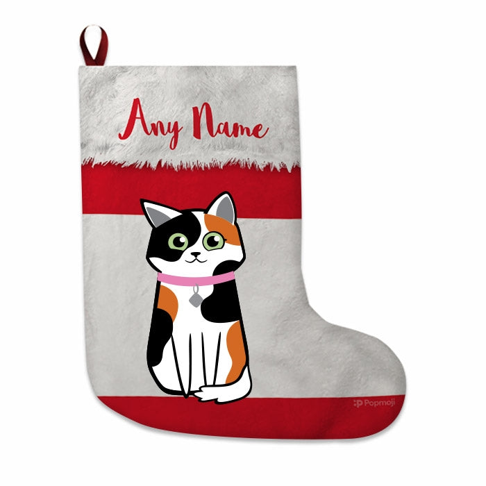 Cats Personalized Christmas Stocking - Peruvian Flag - Image 2
