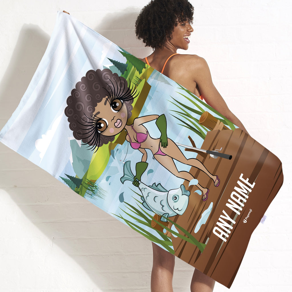 ClaireaBella Catch Of The Day Beach Towel - Image 1