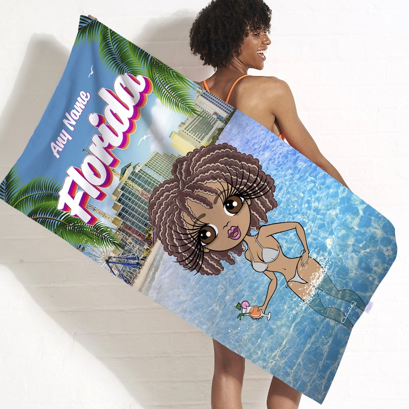 ClaireaBella Florida Beach Towel - Image 1
