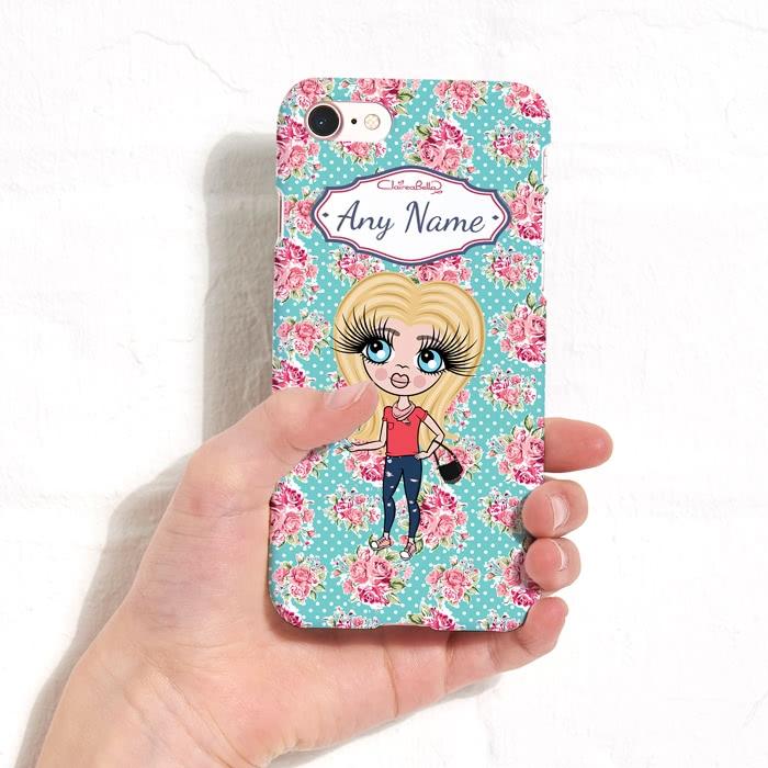 ClaireaBella Girls Personalized Rose Phone Case - Image 4