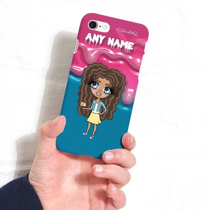 ClaireaBella Girls Personalized Unicorn Slime Phone Case - Image 1