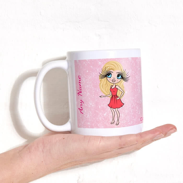 ClaireaBella Baby Pink Glitter Mug - Image 4