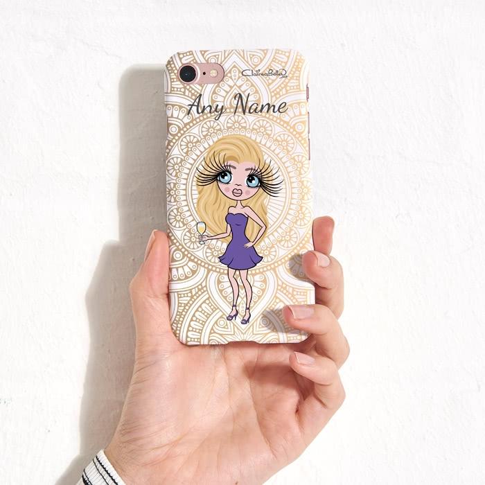 ClaireaBella Personalized Golden Lace Phone Case - Image 7