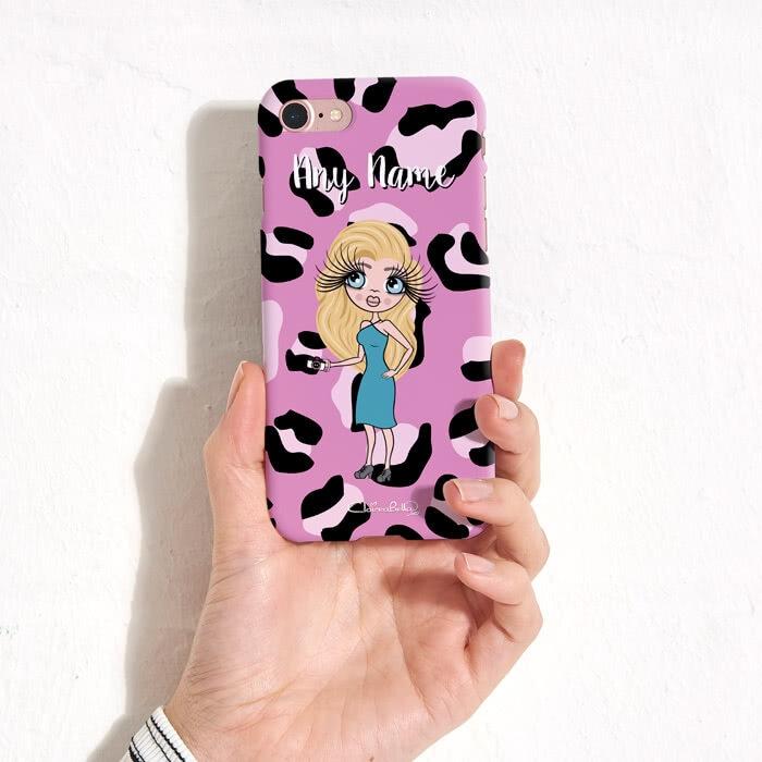 ClaireaBella Personalized Lilac Leopard Phone Case - Image 7
