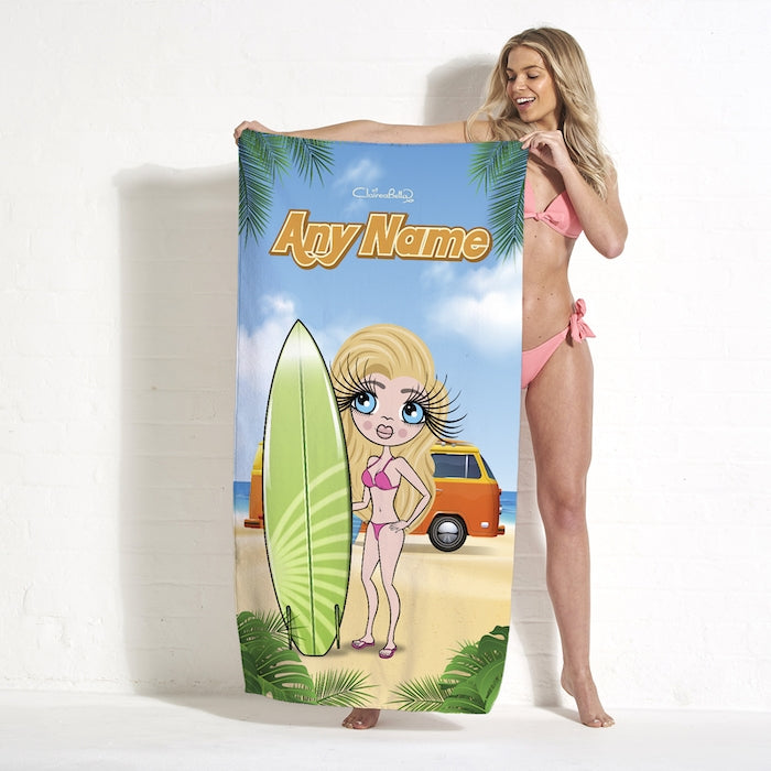 ClaireaBella Surfer Chick Beach Towel - Image 2