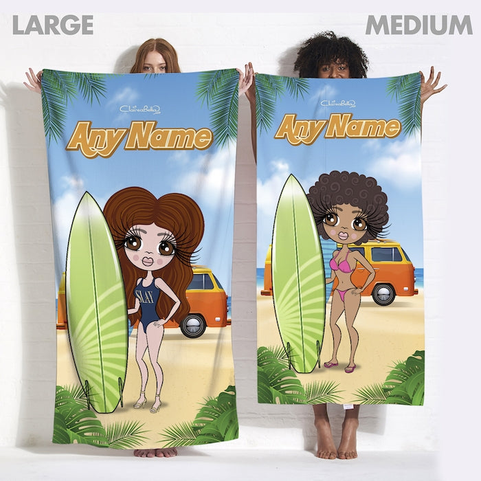 ClaireaBella Surfer Chick Beach Towel - Image 6