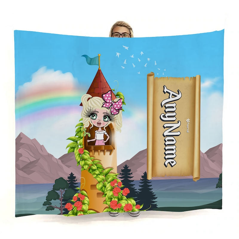 Girls Fairy Tale Fleece Blanket - Image 1