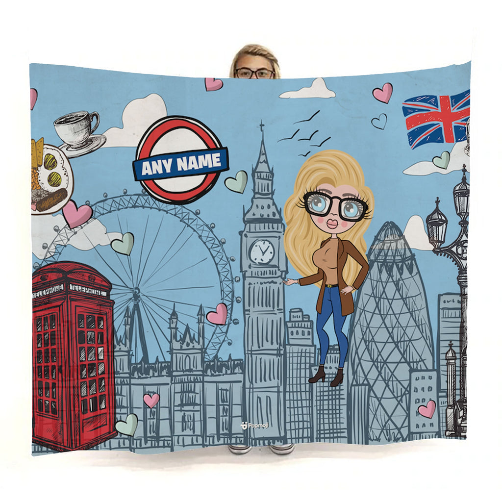 Womens Love London Fleece Blanket - Image 1