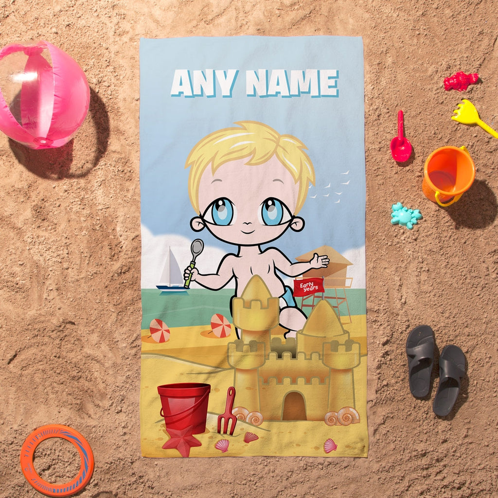 Early Years Sandcastle Fun Beach Towel - Image 2