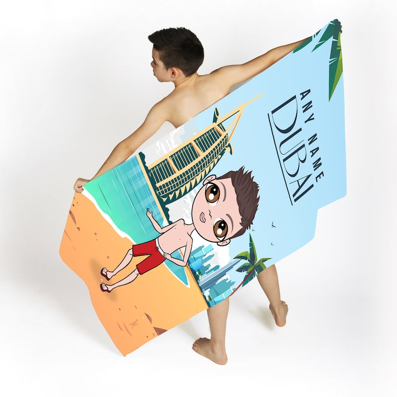 Jnr Boys Dubai Beach Towel