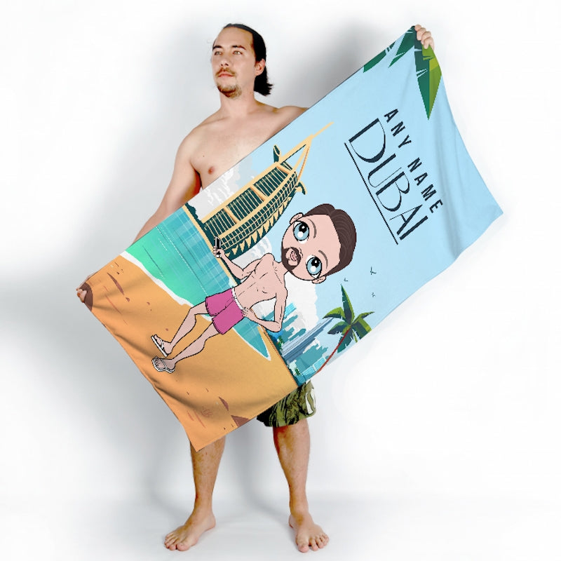 MrCB Dubai Beach Towel
