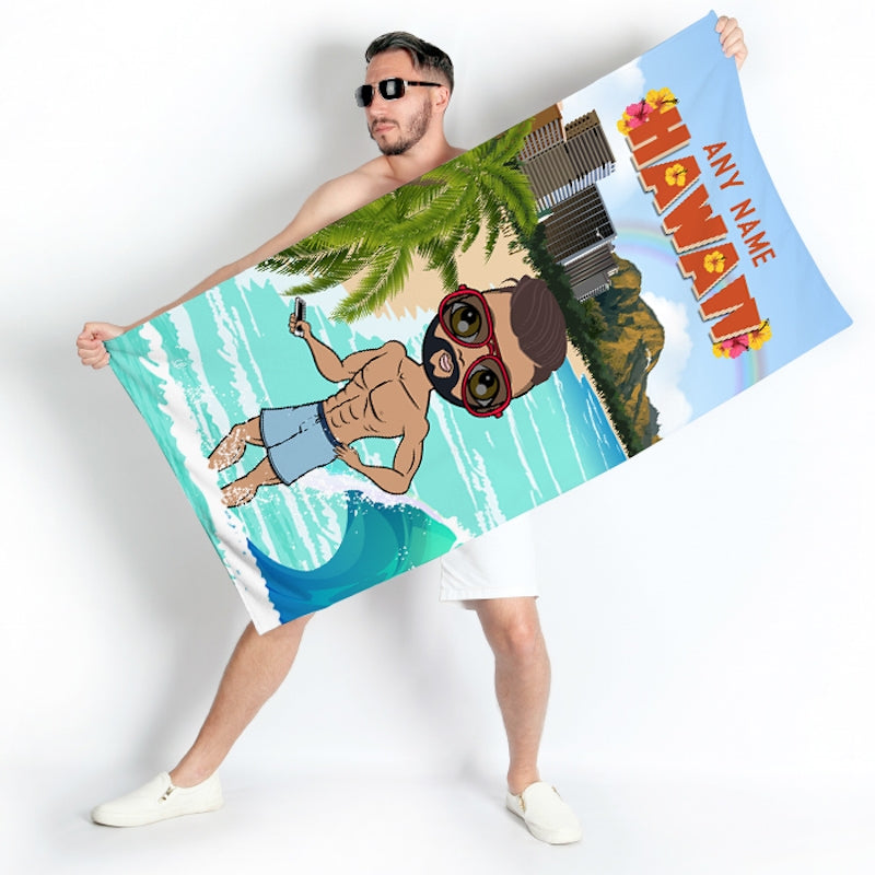 MrCB Hawaii Beach Towel - Image 1