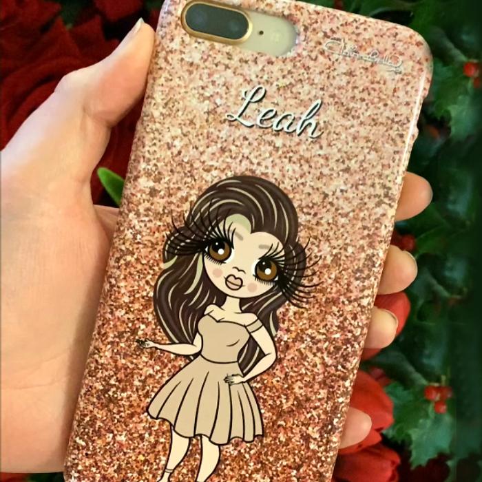 ClaireaBella Personalized Glitter Effect Phone Case - Image 9