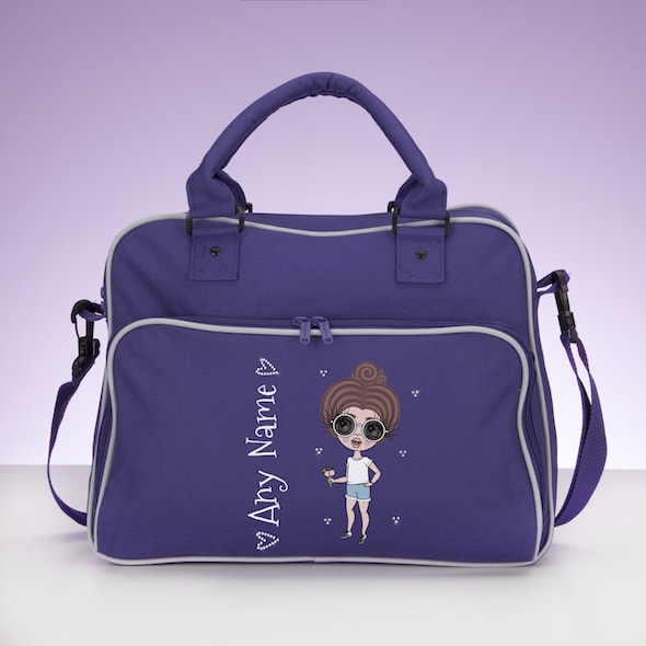 Popmoji Girls Personalized Carry On Bag