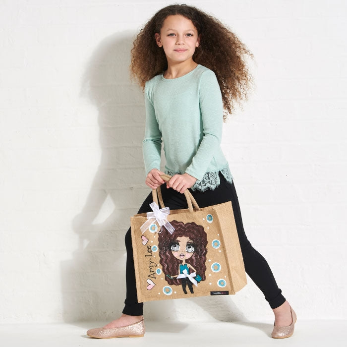 Popmoji Girls Large Jute Bag - Image 5