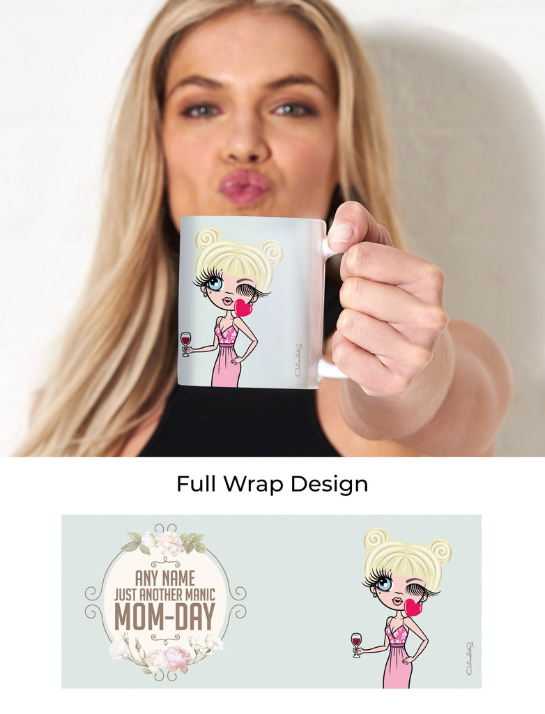 Womens Personalized Manic Mum-Day Mug
