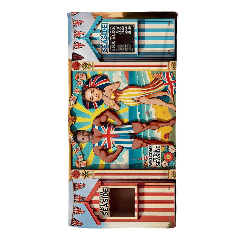 Face Upload Seaside Cut Out 2 Image Beach Towel
