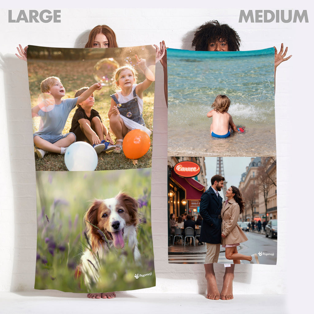 Photo Upload 2 Image Beach Towel