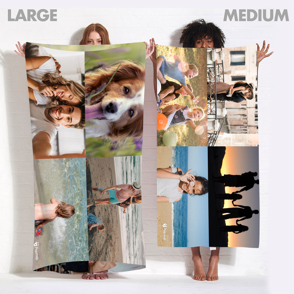 Photo Upload 4 Image Beach Towel