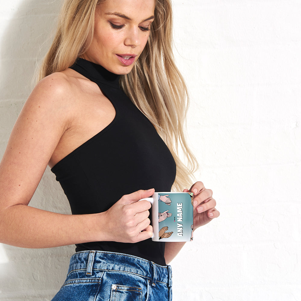 Womens Personalized Hero Applause Mug