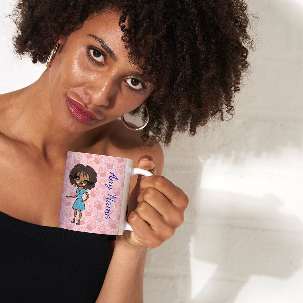 Womens Personalized Cupcake Mug