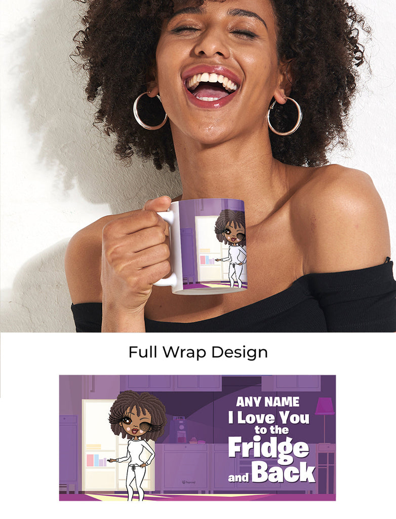 Womens Personalized Fridge And Back Mug