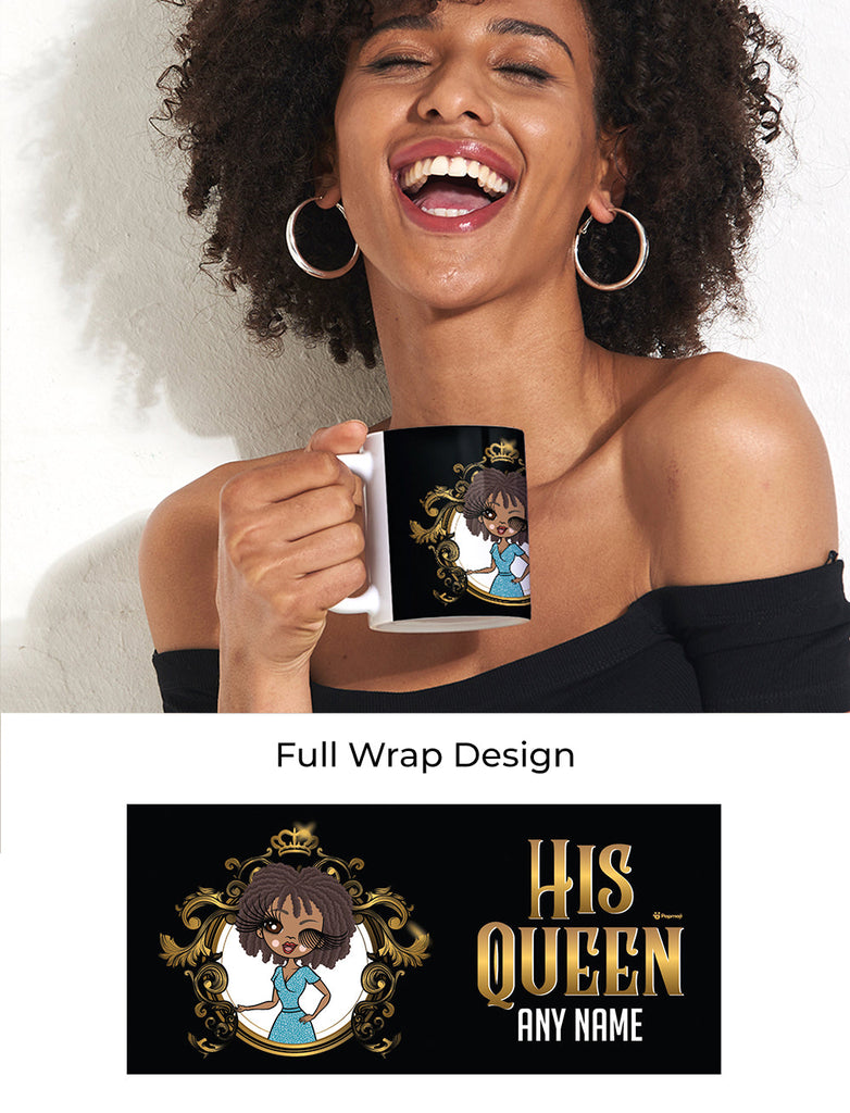 Womens Personalized His Queen Mug