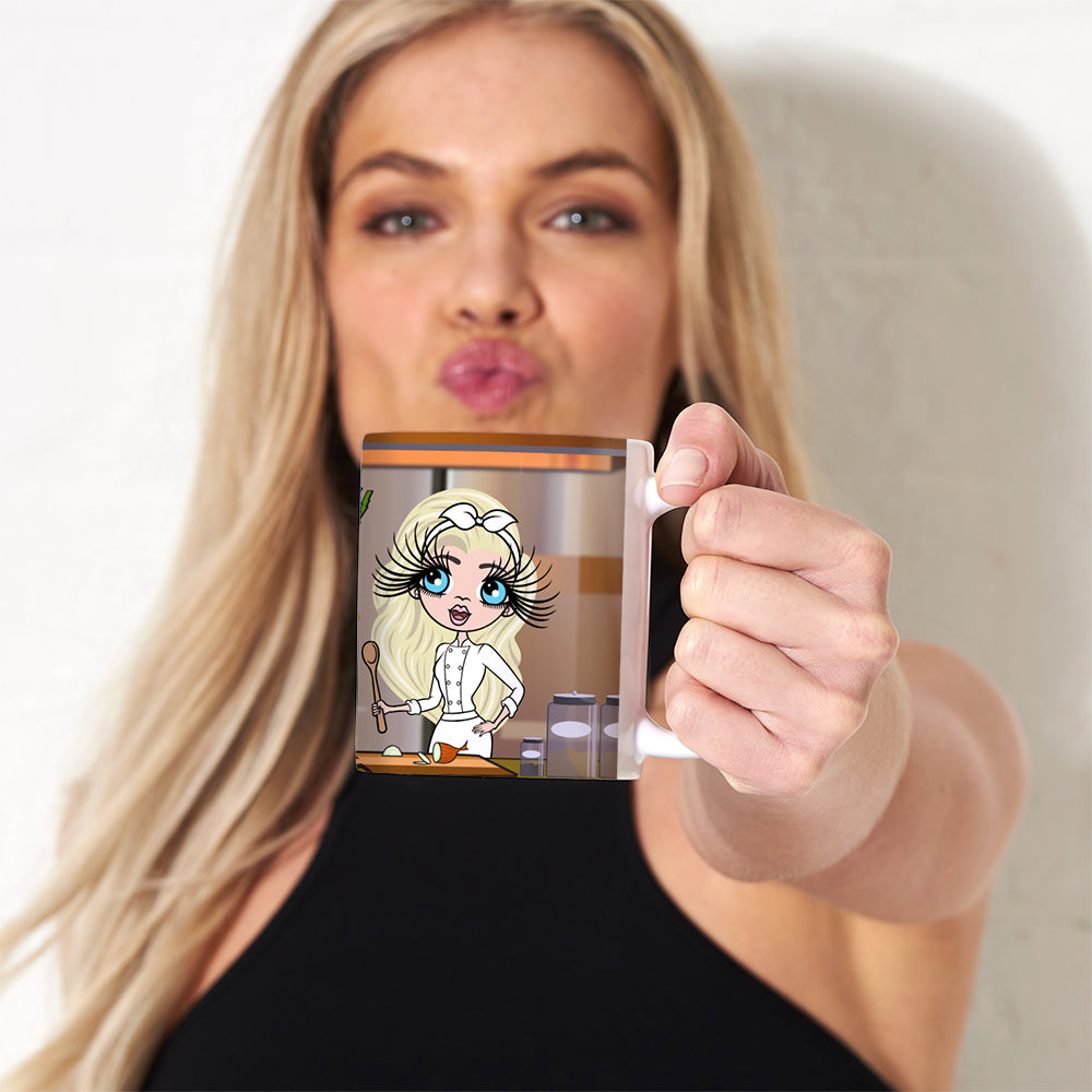 Womens Personalized Shouting Chef Mug
