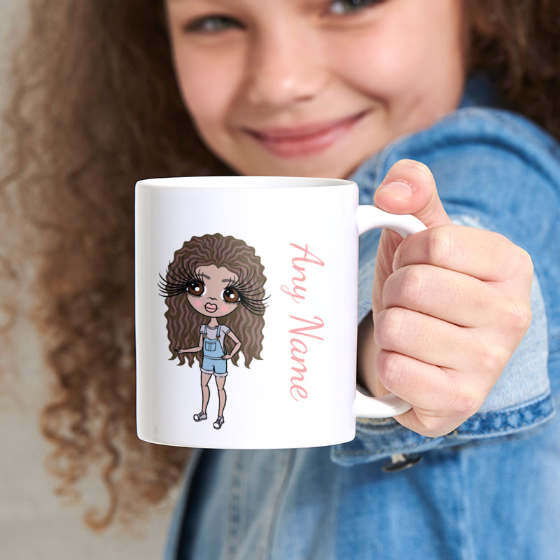 Girls Personalized White Mug
