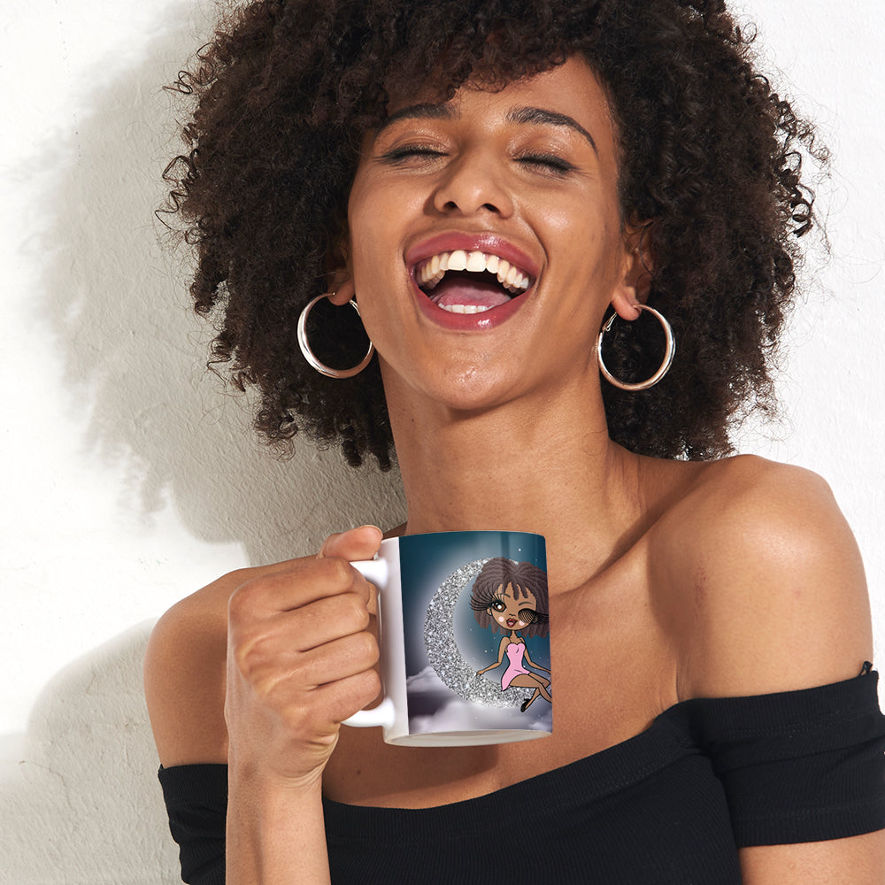 Womens Personalized Love You To The Moon Mug
