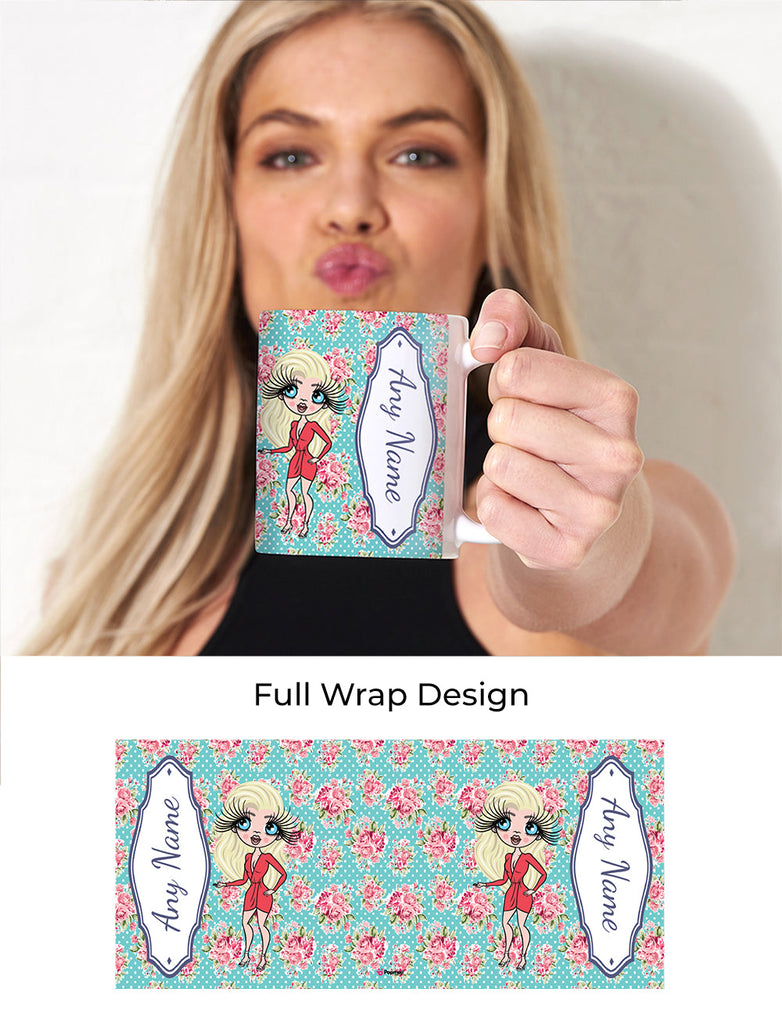 Womens Personalized Rose Mug