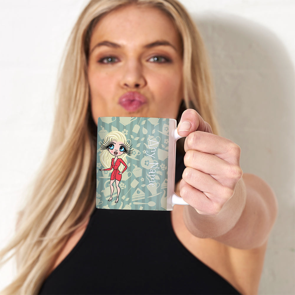 Womens Personalized Teapot Print Mug