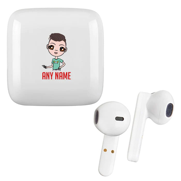 Popmoji Boys Personalized Wireless Earphones