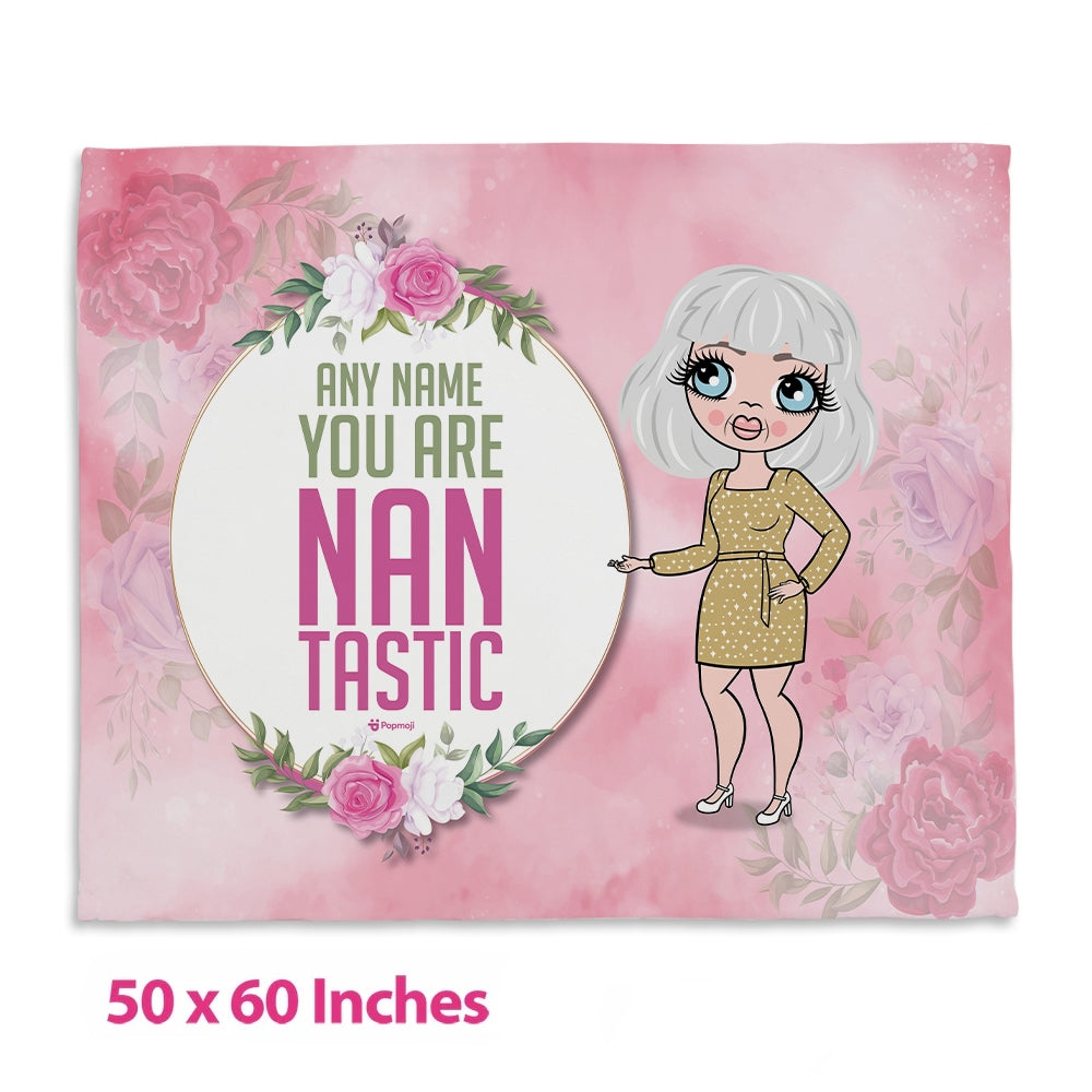 Womens Personalized Nantastic Fleece Blanket - Image 2