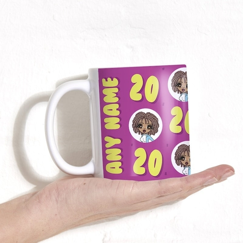 Womens Personalized 20th Birthday Mug