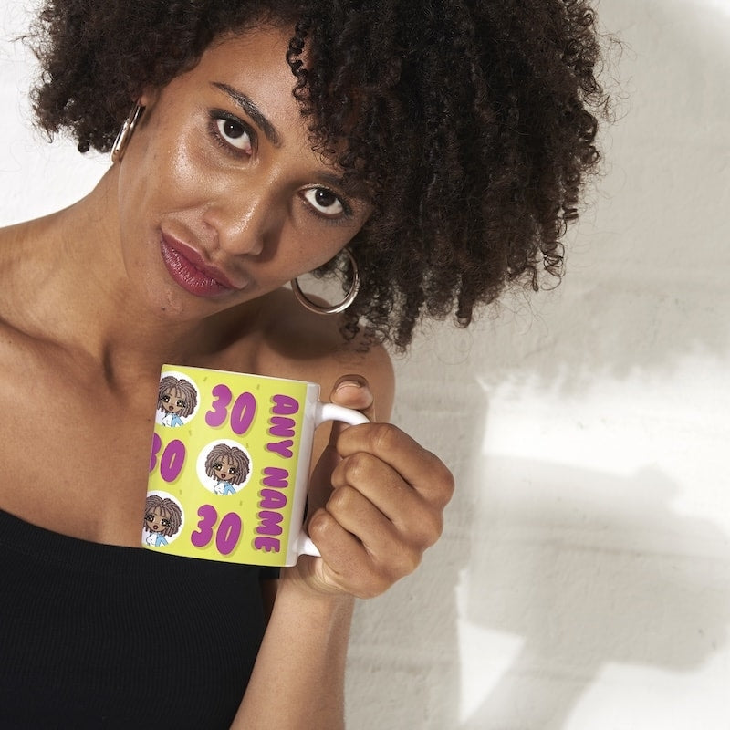 Womens Personalized 30th Birthday Mug