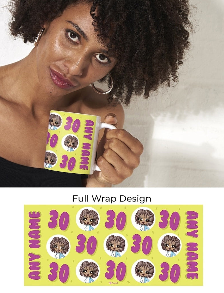 Womens Personalized 30th Birthday Mug