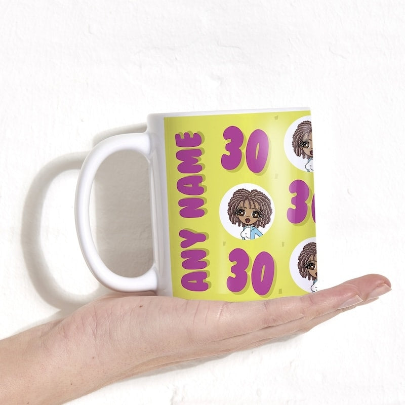 Womens Personalized 30th Birthday Mug
