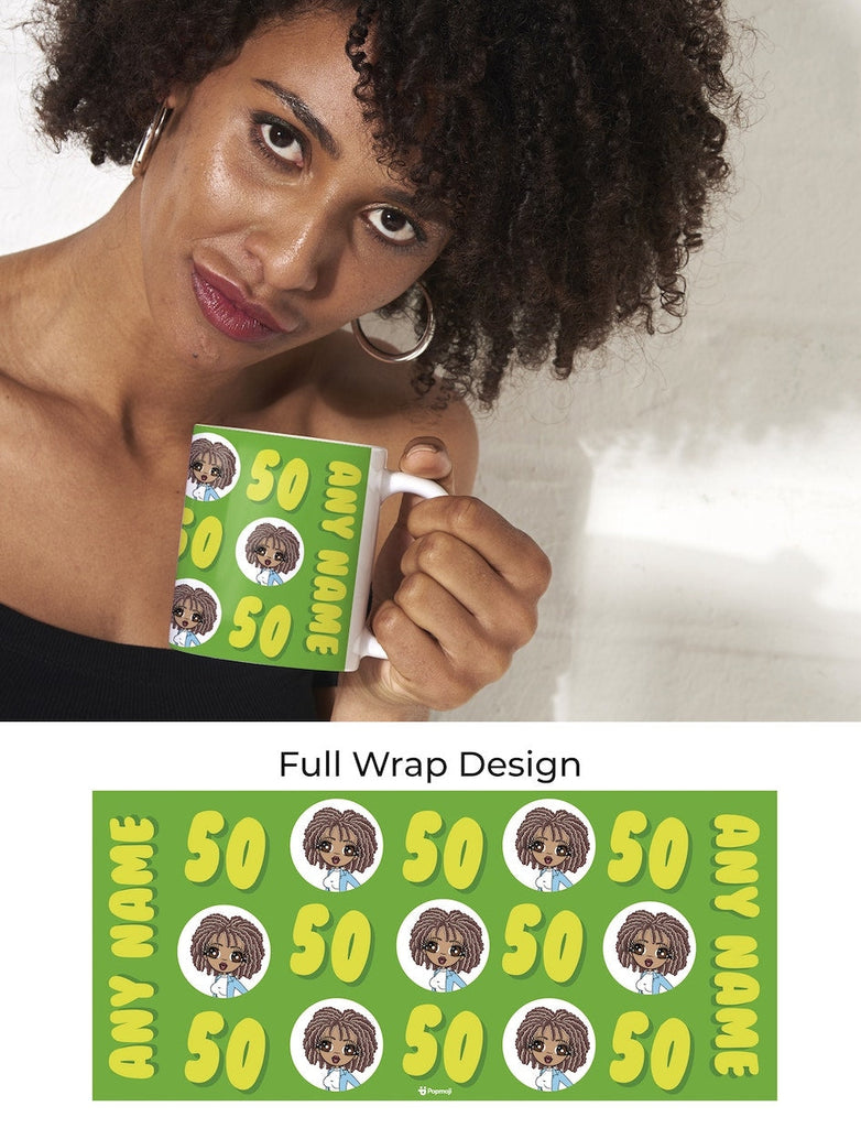 Womens Personalized 50th Birthday Mug