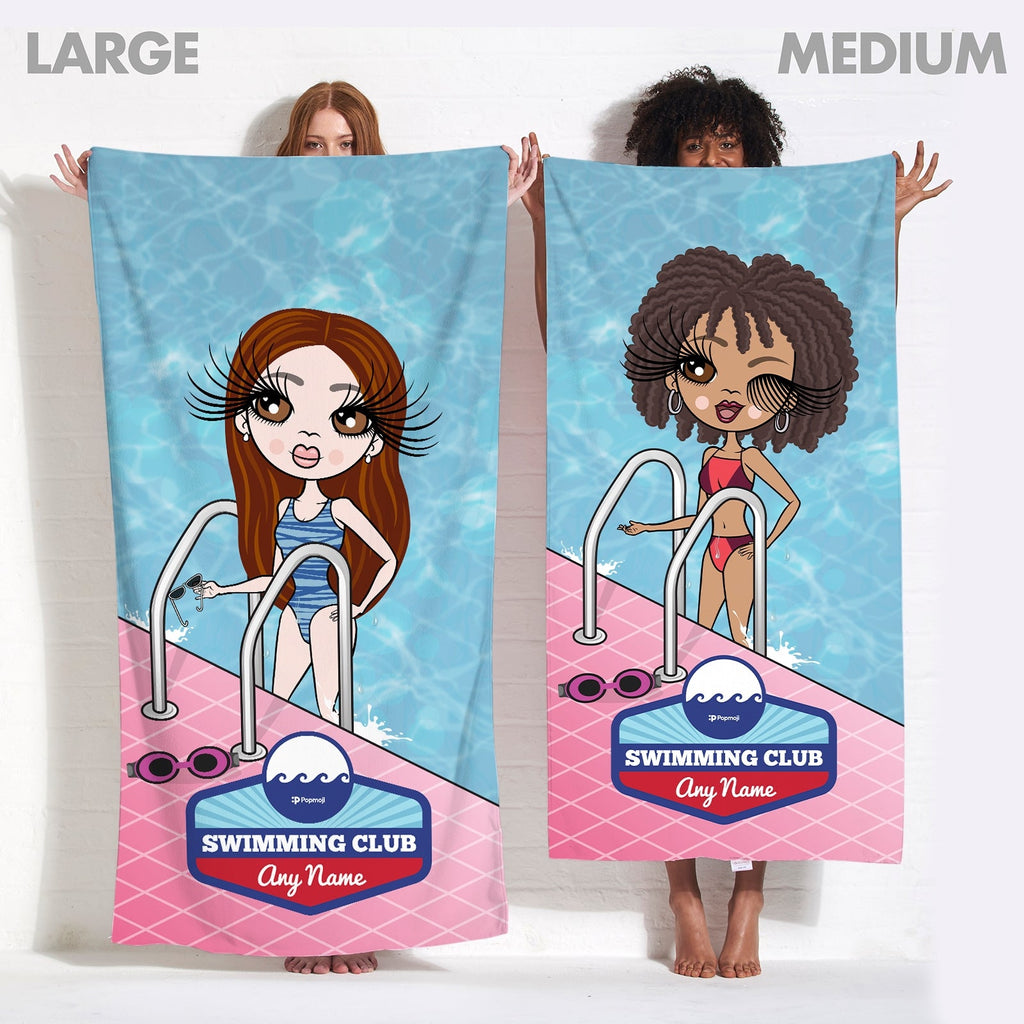 Womens Personalized Poolside Swimming Towel