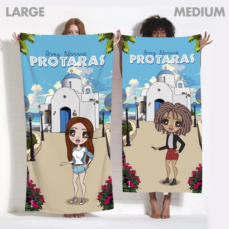 ClaireaBella Cyprus Protaras Connect Beach Towel - Image 4