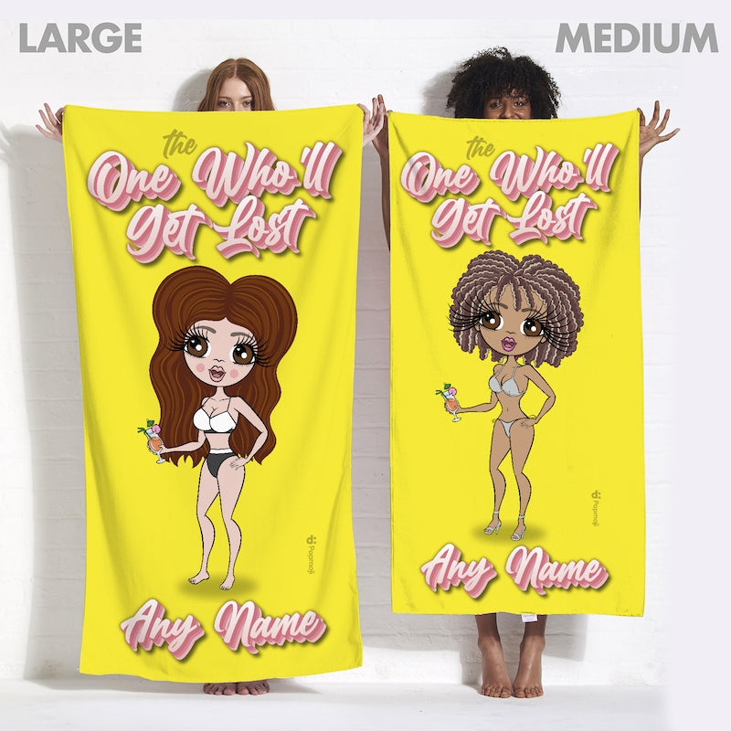 Womens Personalized The Lost One Girls Trip Beach Towel