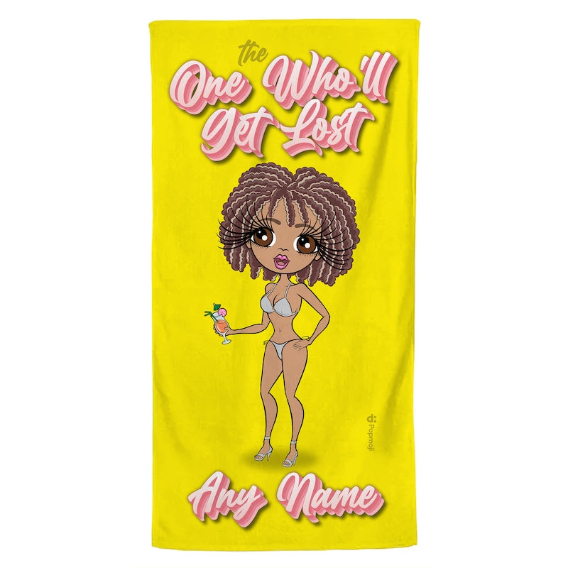 Womens Personalized The Lost One Girls Trip Beach Towel