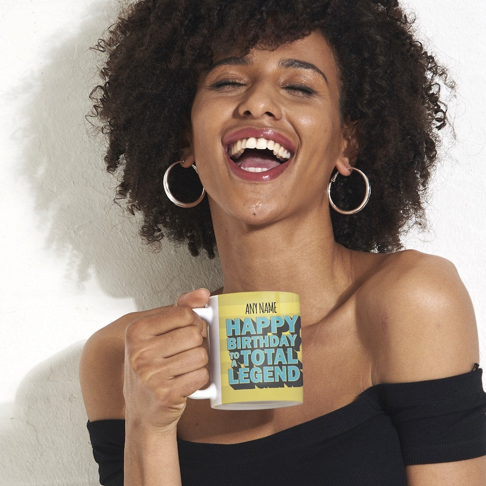 Womens Personalized Legend Birthday Mug