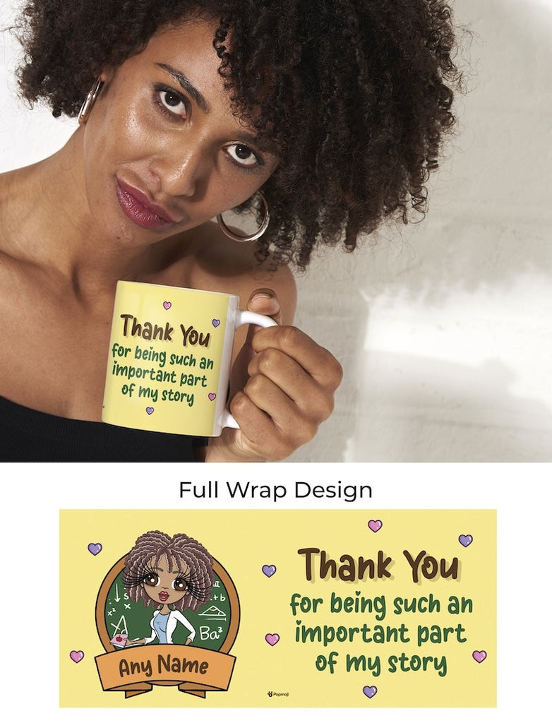Womens Personalized Mug Thank You Teacher