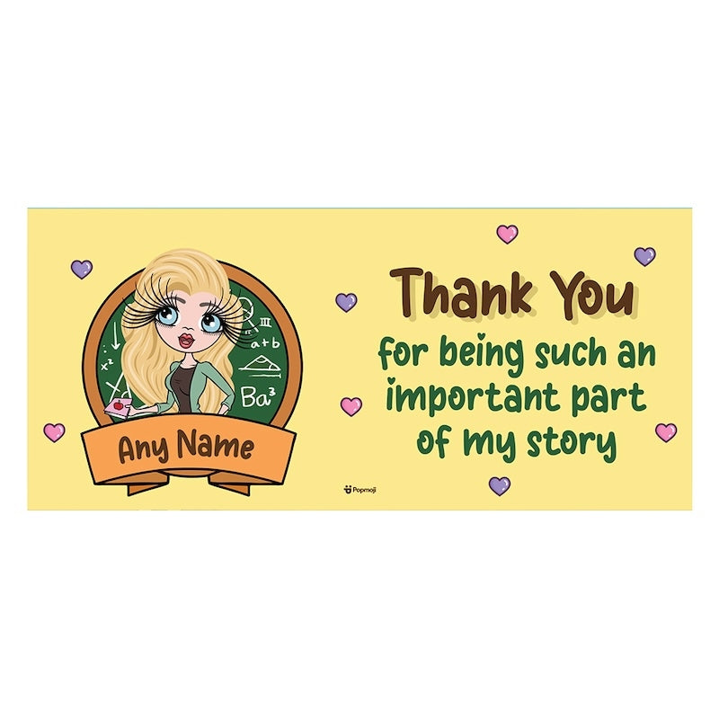Womens Personalized Mug Thank You Teacher